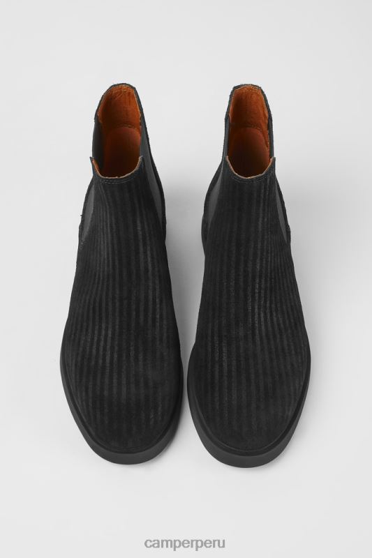 negro BX628600 Camper Botines iman nobuk negro novedades