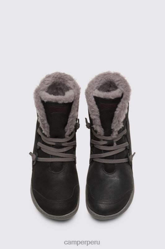 negro BX628608 Camper botines peu negros para mujer exclusivos