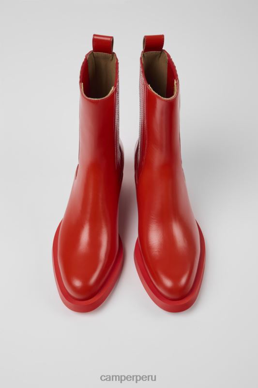rojo BX628442 Camper botas bonnie de piel roja para mujer novedades