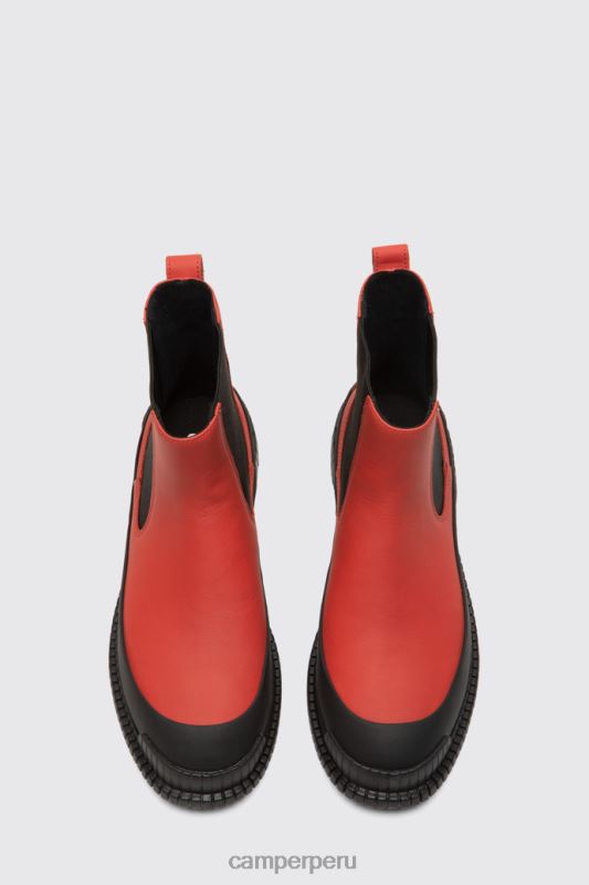 rojo BX628577 Camper Botín pix rojo y negro para mujer novedades