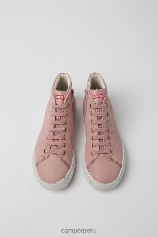 rosa BX628507 Camper peu touring zapatillas rosa con mascotas recicladas para mujer exclusivas