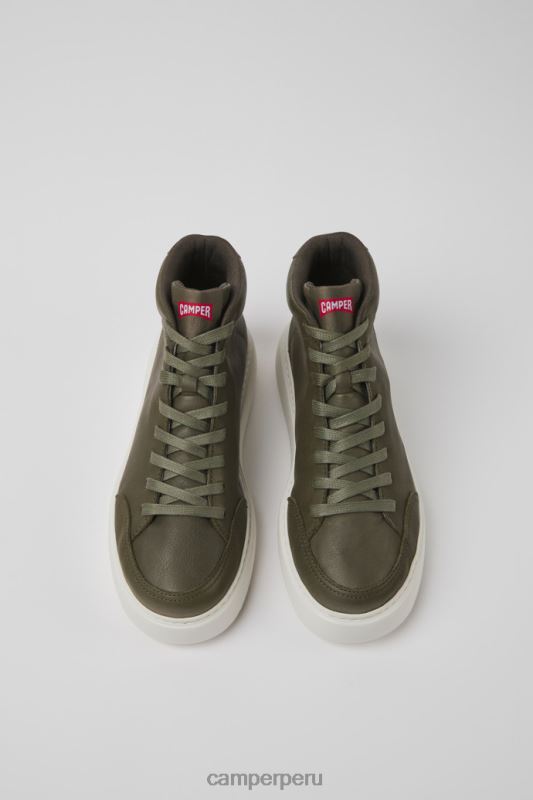 verde BX628394 Camper Zapatillas runner k21 de piel verde para mujer novedades