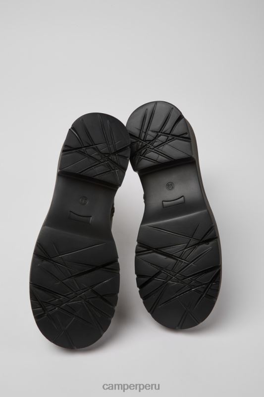 verde BX628458 Camper Botas de diseño milah gore-tex de piel verde con cremallera para mujer