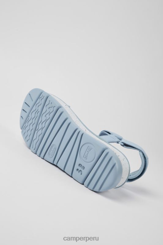 azul BX628862 Camper Sandalias oruga up textil azul para mujer novedades