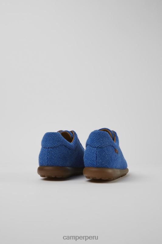 azul BX628906 Camper Zapatillas pelotas de diseño azul de lana y viscosa.