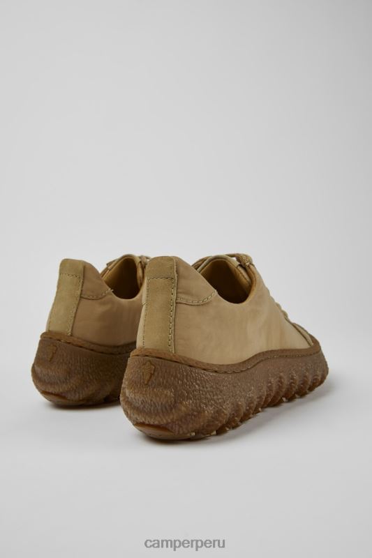 beige BX628891 Camper Zapatos exclusivos molidos michelin beige en textil y piel para mujer