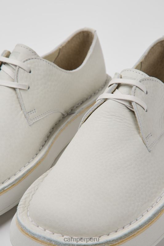 blanco BX6281 Camper Zapatos de piel blancos de marca Brothers Polze para mujer novedades