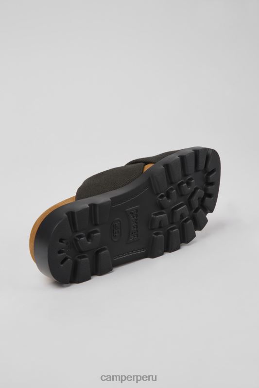 gris BX628845 Camper Sandalia brutus de diseño sandalias de algodón reciclado gris para mujer