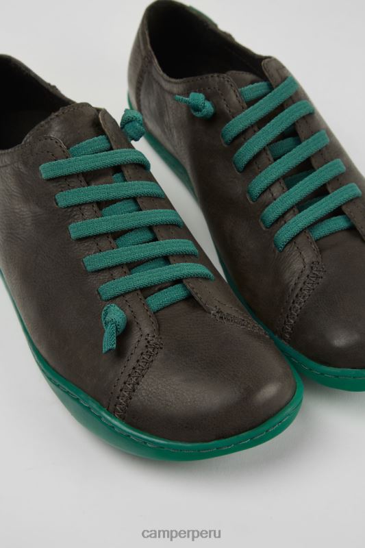 gris BX628896 Camper zapatos peu de piel gris para mujer exclusivos