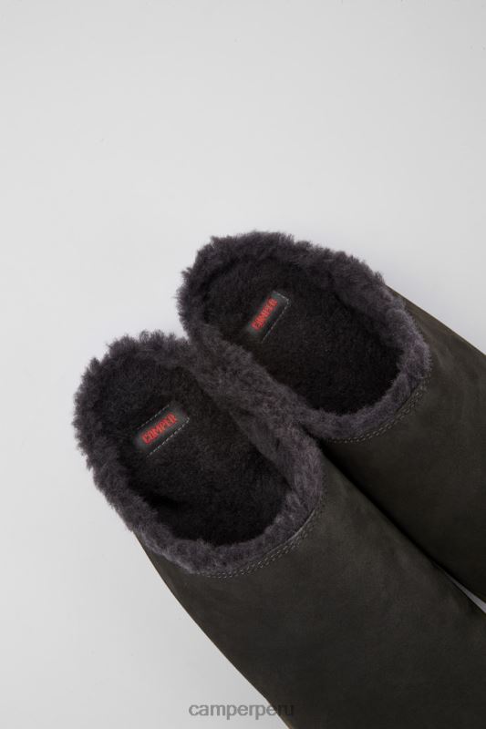 gris BX628935 Camper Zapatos peu nobuk gris oscuro para mujer novedades