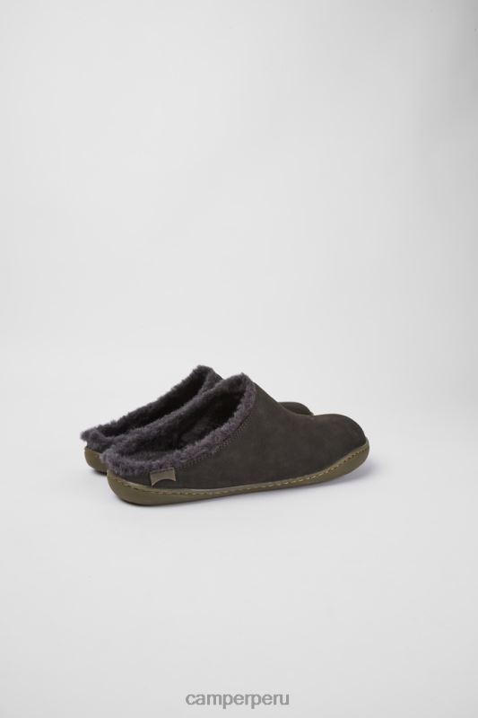 gris BX628935 Camper Zapatos peu nobuk gris oscuro para mujer novedades