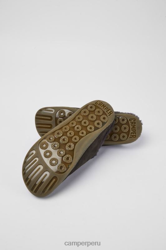 gris BX628935 Camper Zapatos peu nobuk gris oscuro para mujer novedades