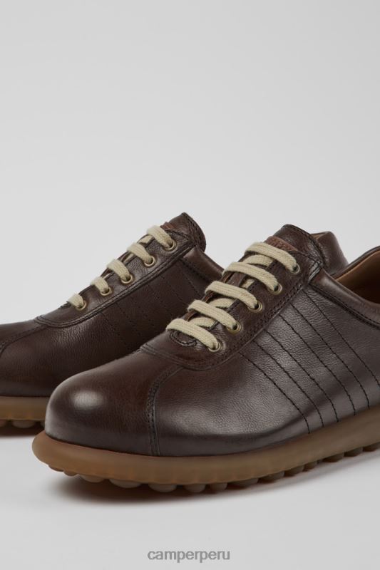 marrón BX62817 Camper Zapato pelotas de diseño marrón oscuro para mujer.