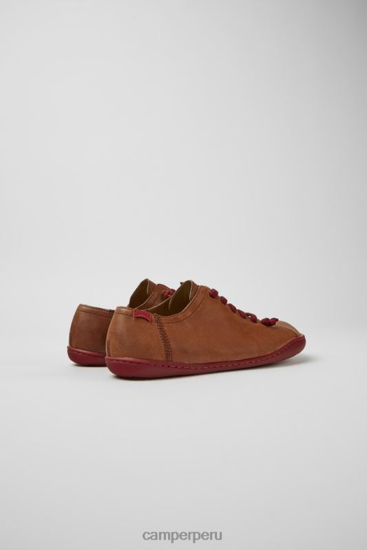 marrón BX628895 Camper zapatos peu de piel marrón para mujer novedades
