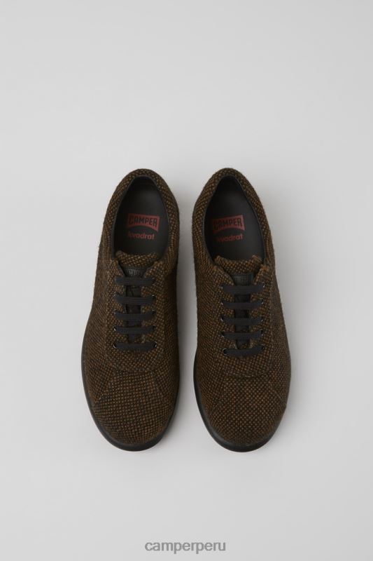 marrón BX628905 Camper pelotas deportivas marrones de lana y viscosa novedades