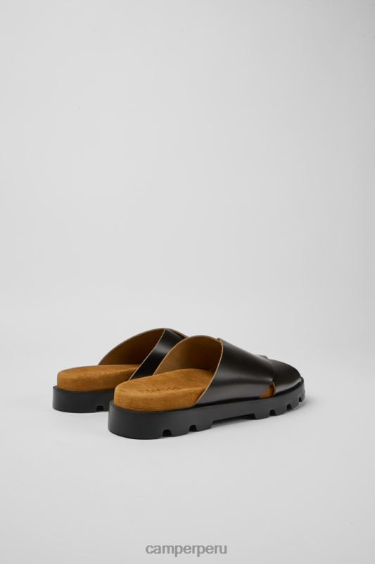 negro BX6284 Camper Sandalia brutus de diseño sandalias de piel negras para mujer