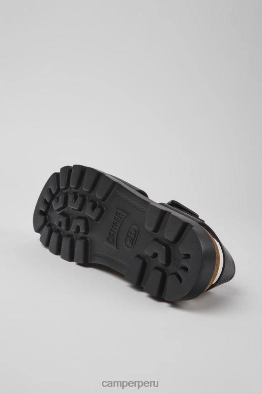 negro BX628848 Camper Sandalia brutus de diseño sandalias de piel negras para mujer