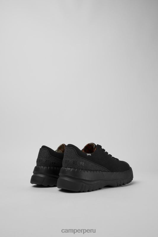 negro BX628920 Camper Zapatos exclusivos teix caucho negro y algodón bci
