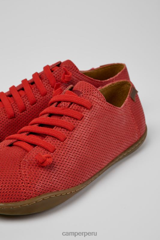 rojo BX628917 Camper zapatos peu piel rojo para mujer exclusivos