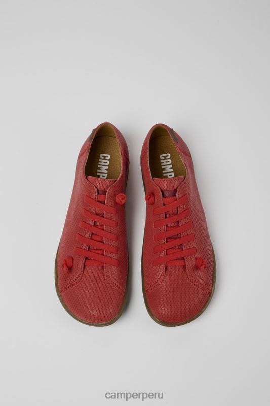 rojo BX628917 Camper zapatos peu piel rojo para mujer exclusivos