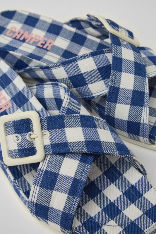 azul BX628205 Camper sandalias atonik azul y blanco para mujer novedades