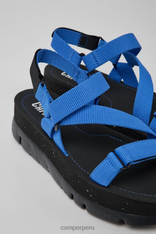 azul BX628239 Camper Design oruga up sandalias azules con mascotas recicladas para mujer