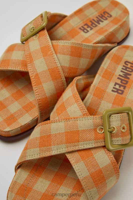 naranja BX628206 Camper exclusivas sandalias atonik naranja y beige para mujer