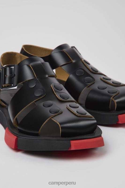 negro BX6281152 Camper conjunto sandalias de piel negro para mujer novedades