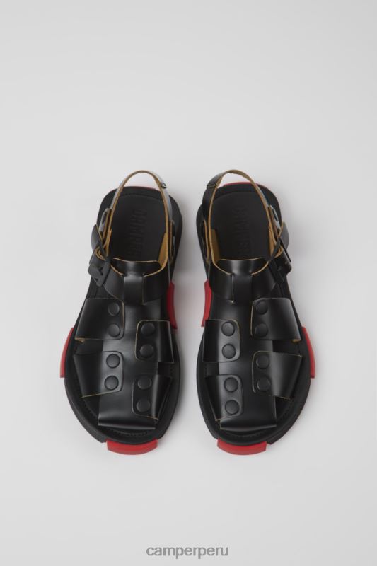 negro BX6281152 Camper conjunto sandalias de piel negro para mujer novedades