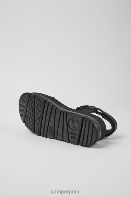 negro BX6281164 Camper sandalias oruga up de piel negro exclusivo para mujer