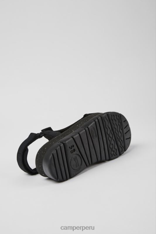 negro BX628198 Camper Exclusivas sandalias oruga up para mascotas recicladas en color negro para mujer