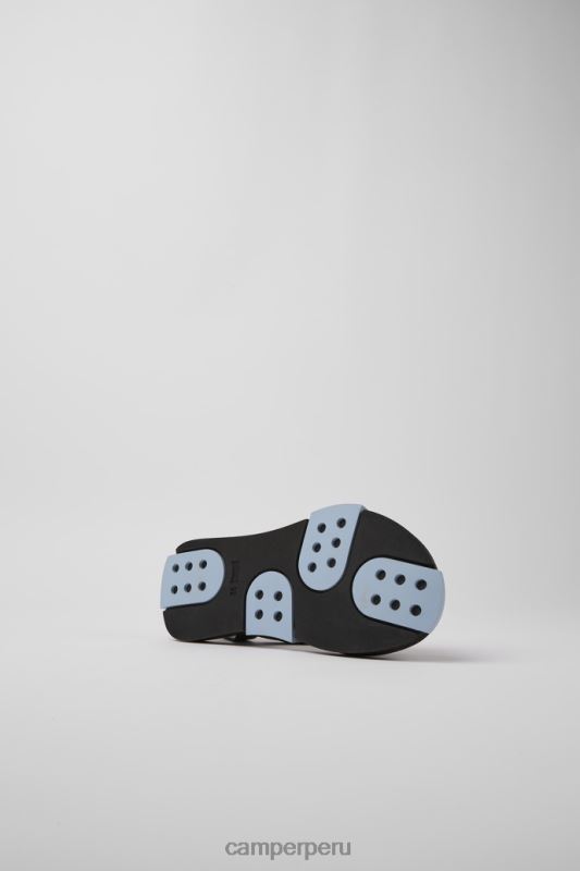 negro BX628203 Camper conjunto sandalias negras de piel y pet reciclado para mujer novedades