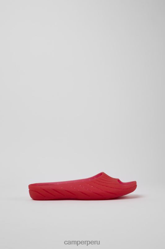 rojo BX628207 Camper sandalias monomaterial diseño wabi rojo para mujer