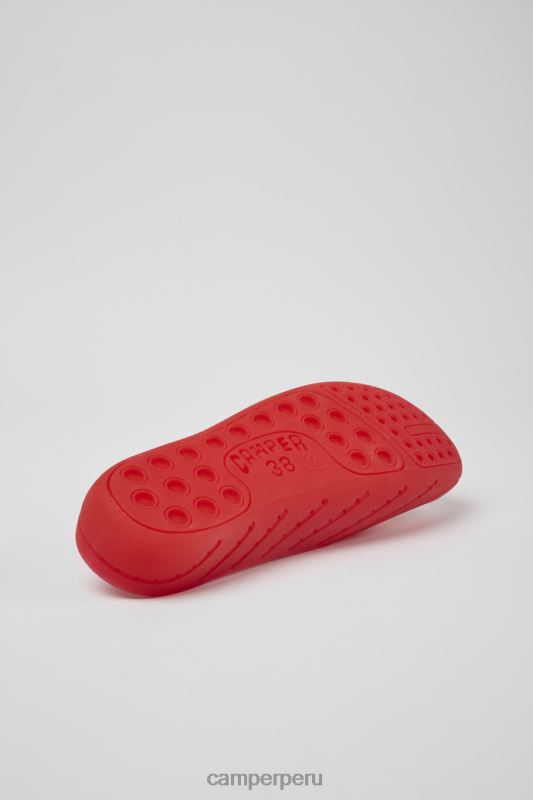 rojo BX628207 Camper sandalias monomaterial diseño wabi rojo para mujer