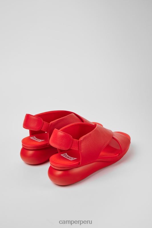 rojo BX628233 Camper Sandalias de piel color rojo globo para mujer novedades