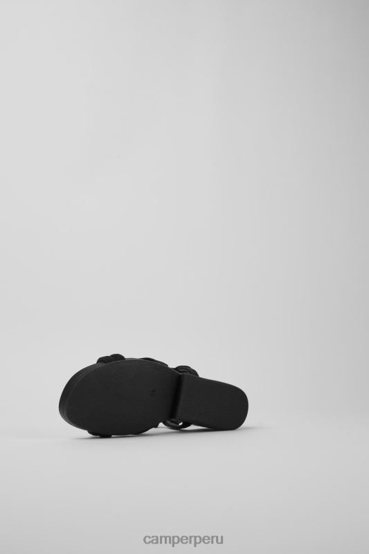 negro BX628227 Camper Sandalias minikaah de nailon y pet reciclado en negro para mujer de diseño