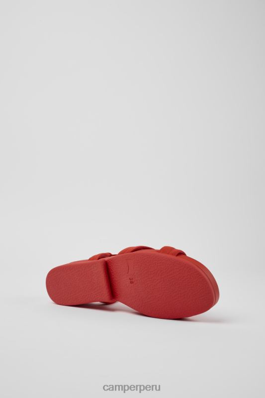 rojo BX628228 Camper Sandalias minikaah de diseño con pet reciclado y nailon rojo para mujer