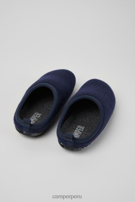 azul BX628254 Camper Zapatillas wabi de lana azul para mujer novedades
