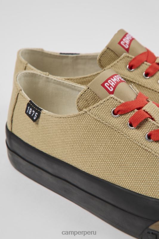 beige BX628138 Camper Zapatilla de diseño camaleon beige para mujer.