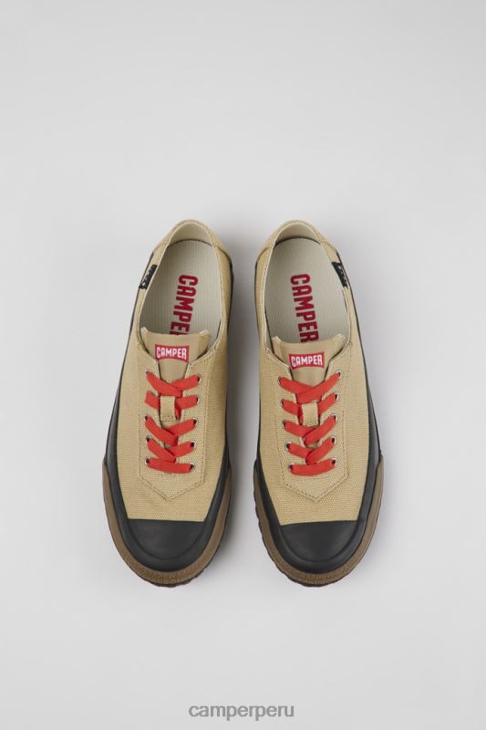 beige BX628138 Camper Zapatilla de diseño camaleon beige para mujer.