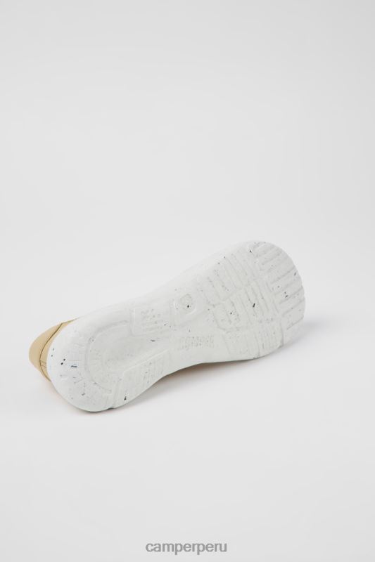 beige BX628679 Camper Zapatillas design peu Stadium de tela beige para mujer