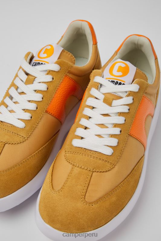 beige BX628764 Camper Zapatillas pelotas de diseño xlite beige y naranja para mujer.