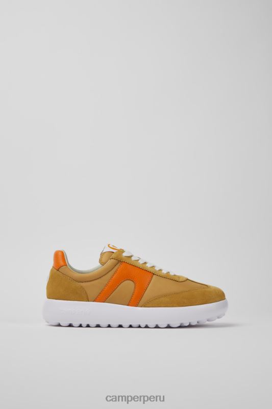 beige BX628764 Camper Zapatillas pelotas de diseño xlite beige y naranja para mujer.
