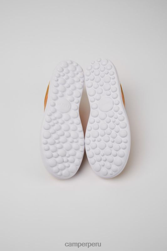 beige BX628764 Camper Zapatillas pelotas de diseño xlite beige y naranja para mujer.