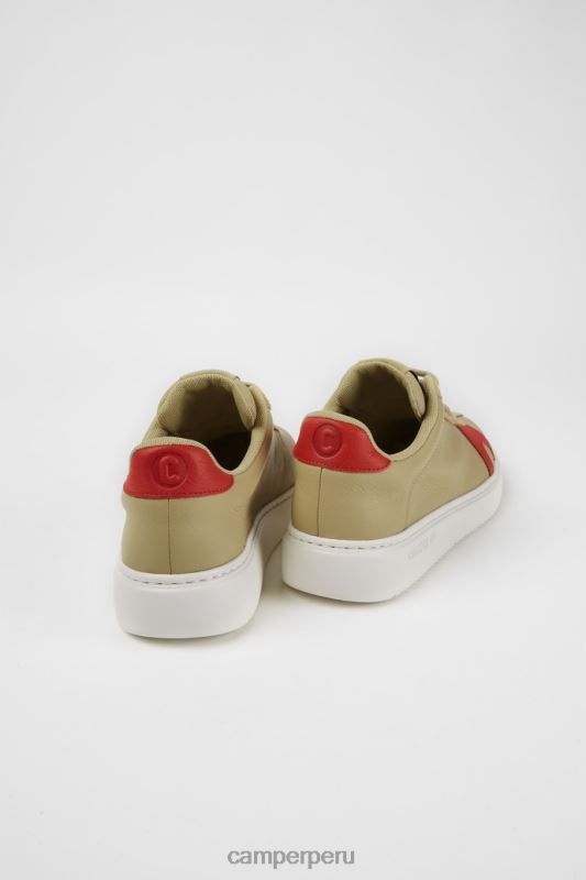 beige BX628788 Camper Zapatillas design runner k21 de ante y piel beige
