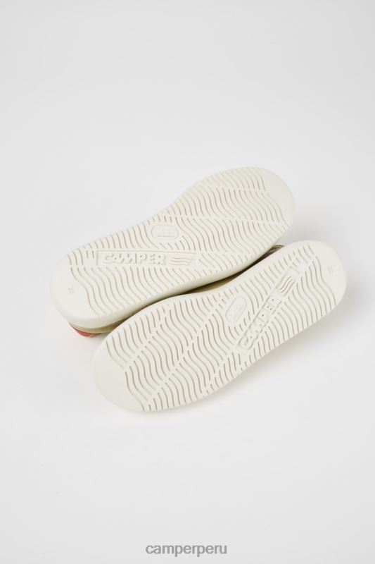 beige BX628788 Camper Zapatillas design runner k21 de ante y piel beige