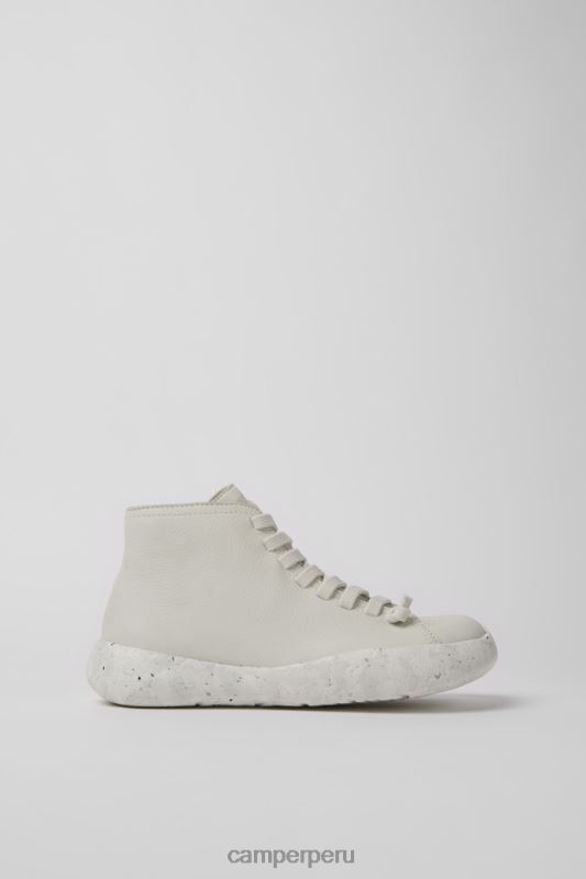 blanco BX628167 Camper Zapatillas design peu Stadium de piel sin teñir en color blanco para mujer