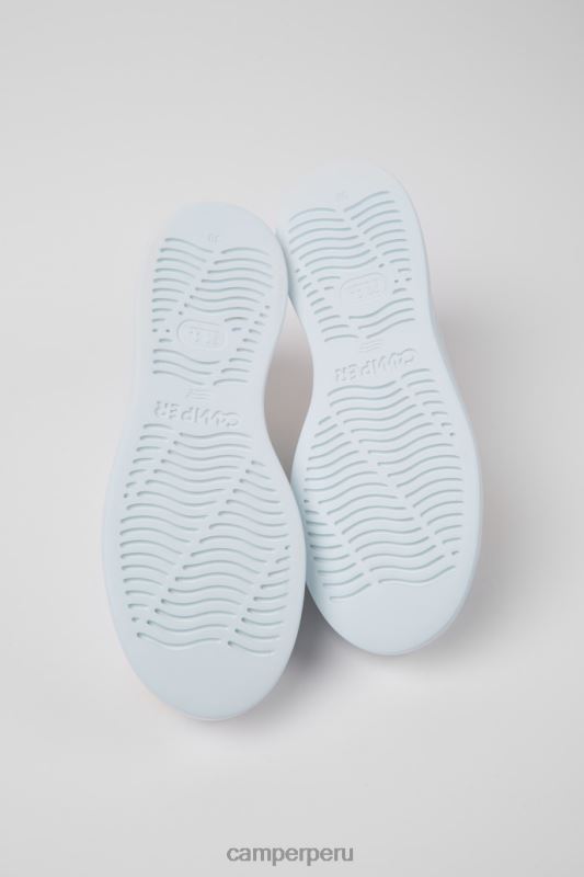 blanco BX628733 Camper Zapatillas deportivas de piel estampada twins de diseño blanco para mujer