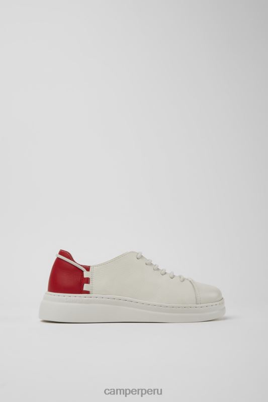 blanco BX628734 Camper Zapatillas twins de piel blancas para mujer novedades