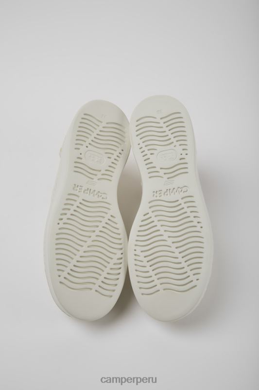 blanco BX628734 Camper Zapatillas twins de piel blancas para mujer novedades